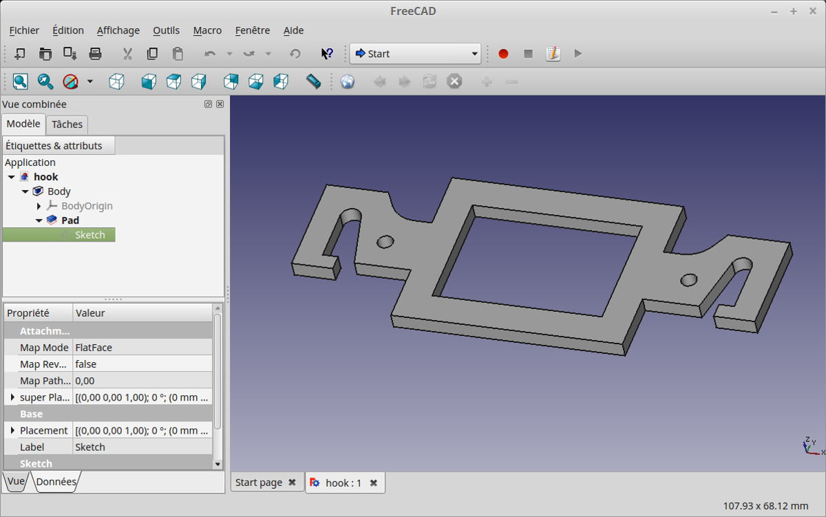 3D printing Freecad - Adblock Radio Prototype