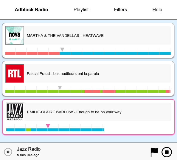 Designing an audio adblock